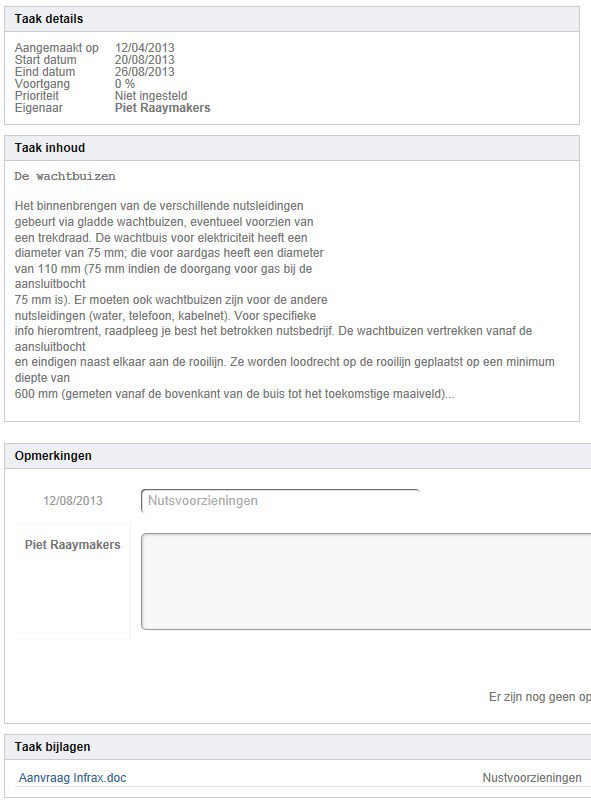 Plan uw bouw project in een overzichtelijke kalender